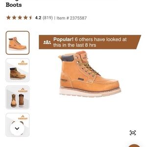 Ridgecut Men's Brown Leather Boots